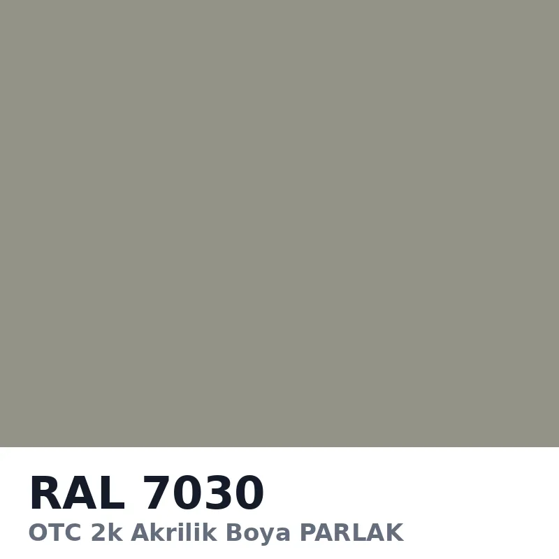 OTC 2k Akrilik Boya PARLAK 16 Kg RAL7030