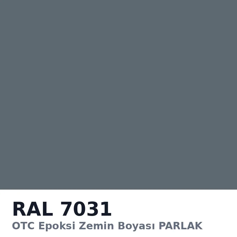 OTC Epoksi Zemin Boyası PARLAK 20kg + 4kg Takım RAL7031
