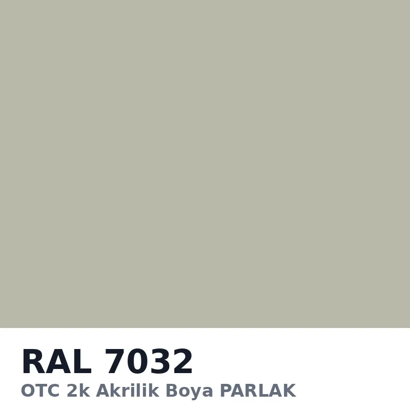 OTC 2k Akrilik Boya PARLAK 16 Kg RAL7032