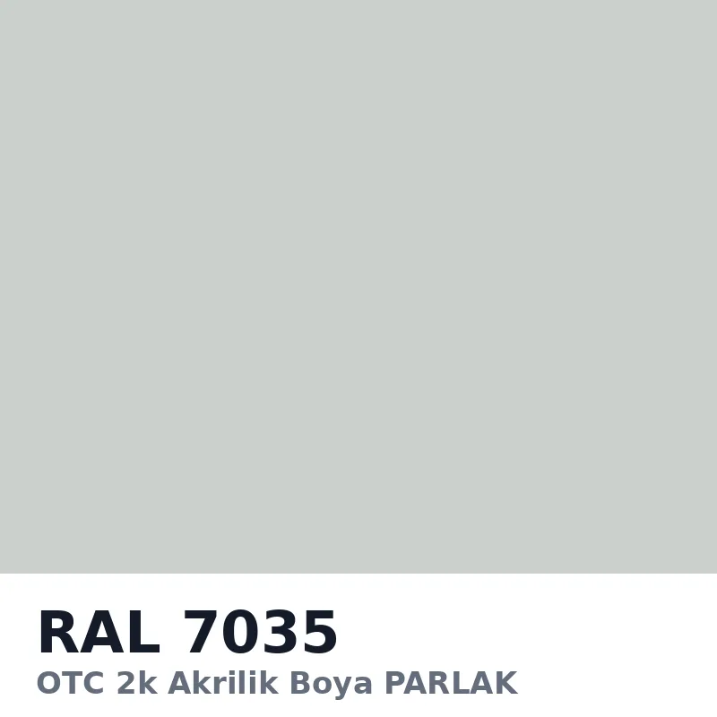 OTC 2k Akrilik Boya PARLAK 16 Kg RAL7035
