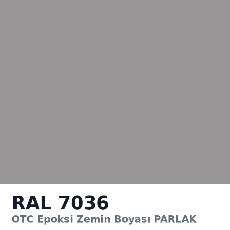 OTC Epoksi Zemin Boyası PARLAK 20kg + 4kg Takım RAL7036