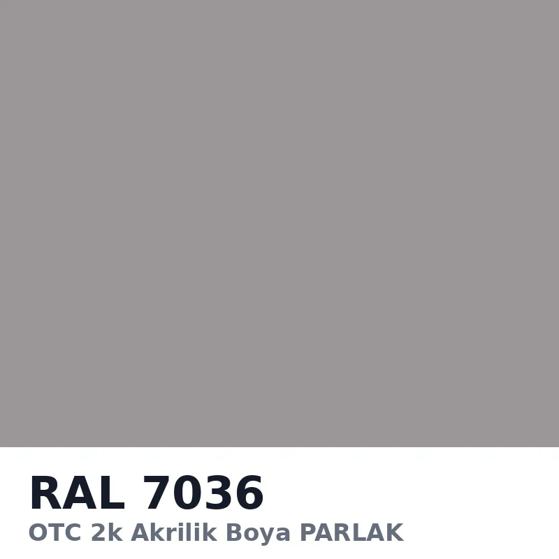 OTC 2k Akrilik Boya PARLAK 16 Kg RAL7036