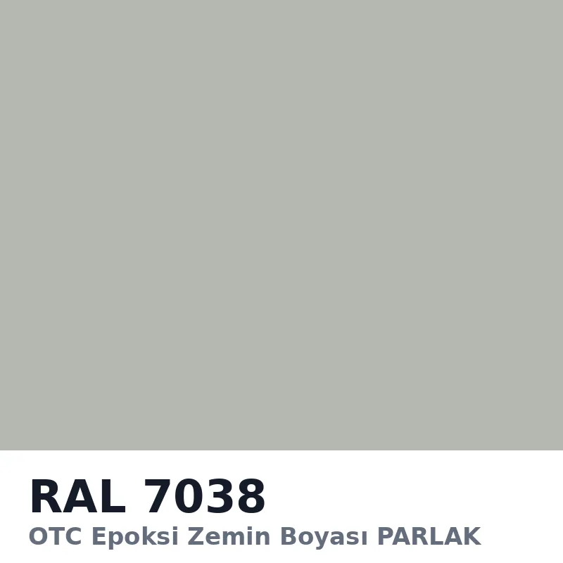 OTC Epoksi Zemin Boyası PARLAK 20kg + 4kg Takım RAL7038