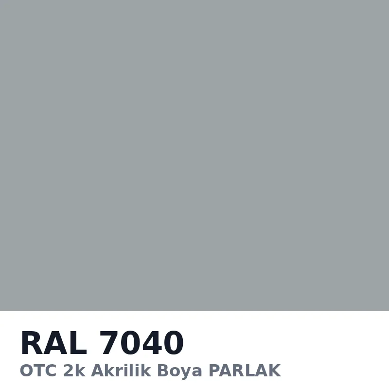 OTC 2k Akrilik Boya PARLAK 16 Kg RAL7040