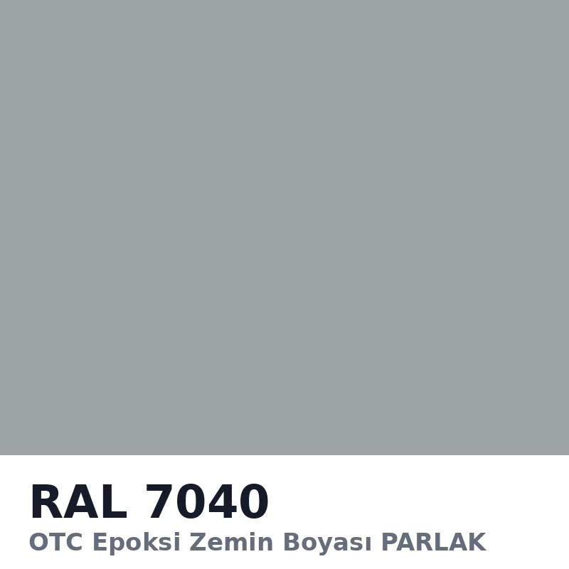 OTC Epoksi Zemin Boyası PARLAK 20kg + 4kg Takım RAL7040