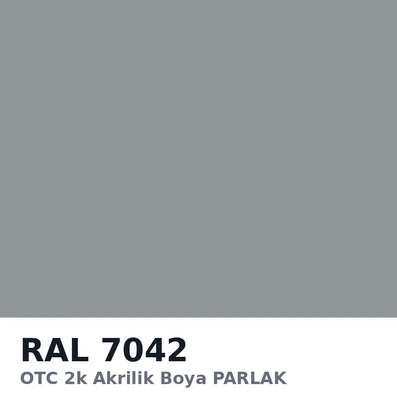 OTC 2k Akrilik Boya PARLAK 16 Kg RAL7042