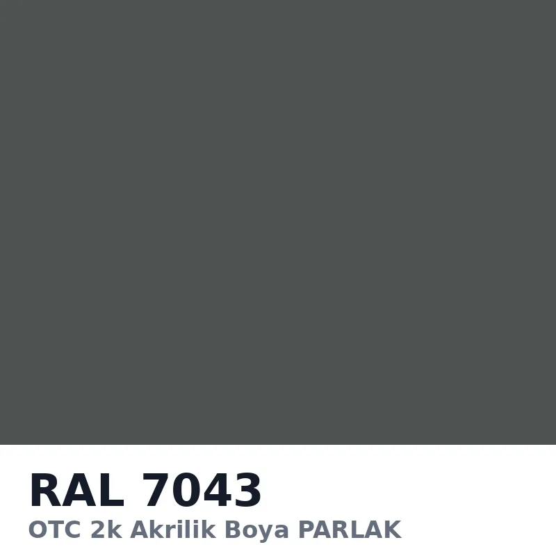 OTC 2k Akrilik Boya PARLAK 16 Kg RAL7043