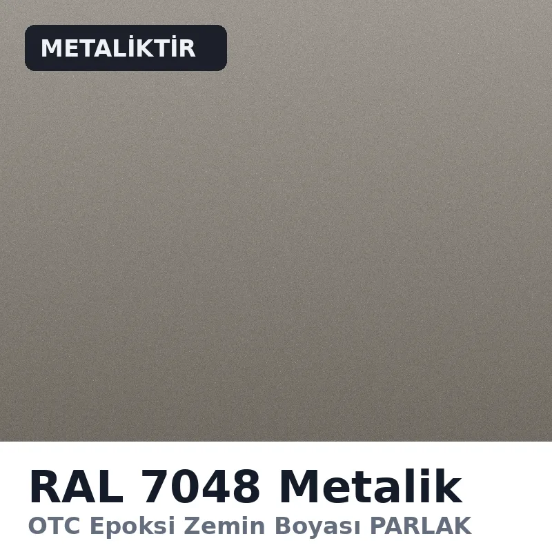 OTC Epoksi Zemin Boyası PARLAK 20kg + 4kg Takım RAL7048