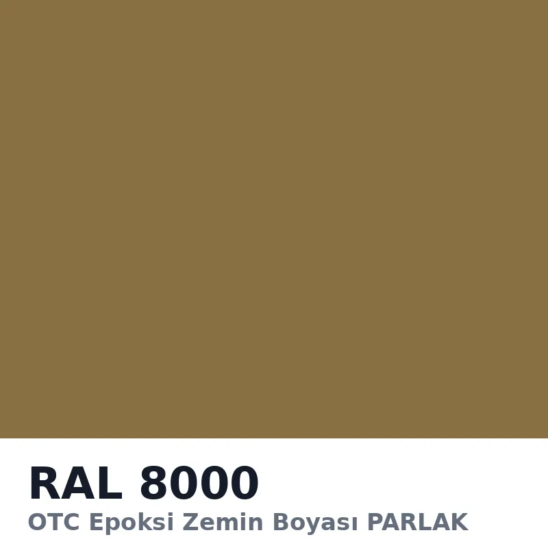 OTC Epoksi Zemin Boyası PARLAK 20kg + 4kg Takım RAL8000