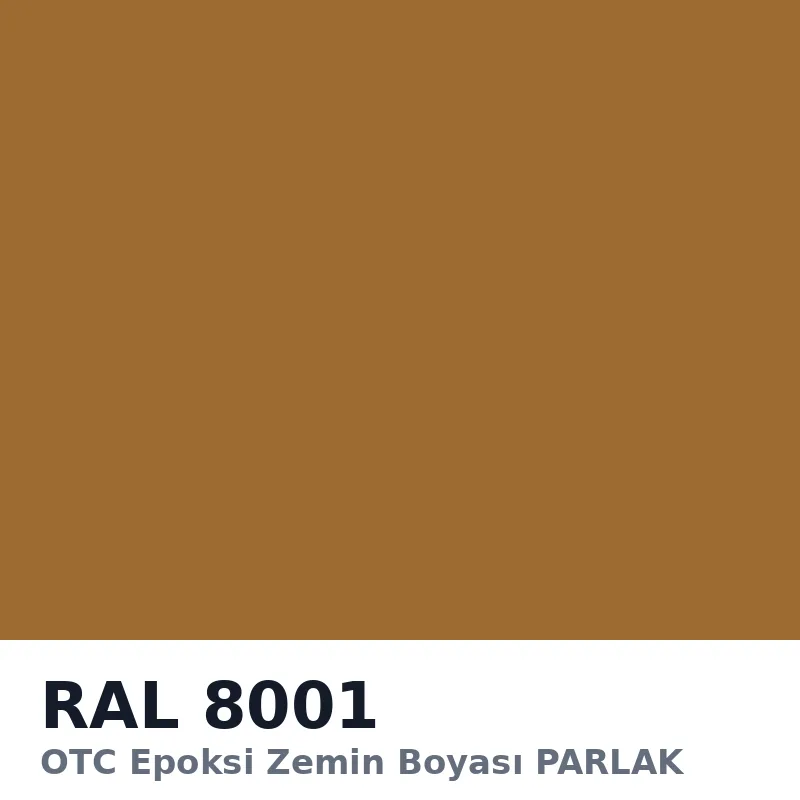 OTC Epoksi Zemin Boyası PARLAK 20kg + 4kg Takım RAL8001