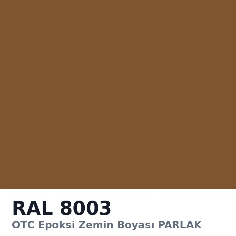 OTC Epoksi Zemin Boyası PARLAK 20kg + 4kg Takım RAL8003