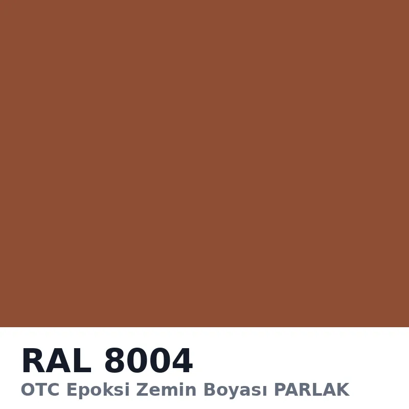 OTC Epoksi Zemin Boyası PARLAK 20kg + 4kg Takım RAL8004