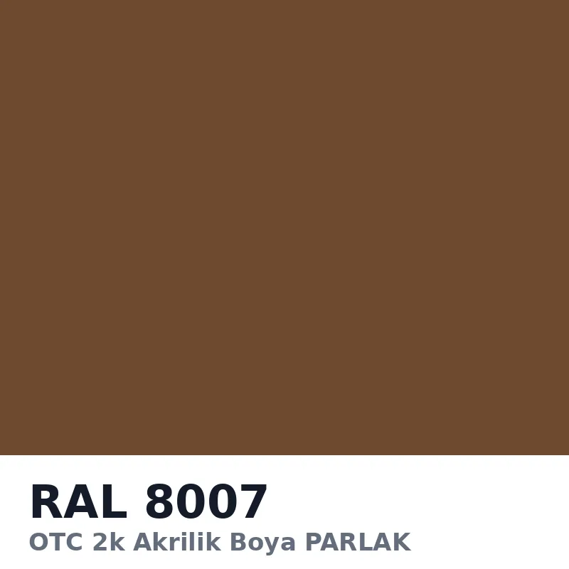 OTC 2k Akrilik Boya PARLAK 16 Kg RAL8007