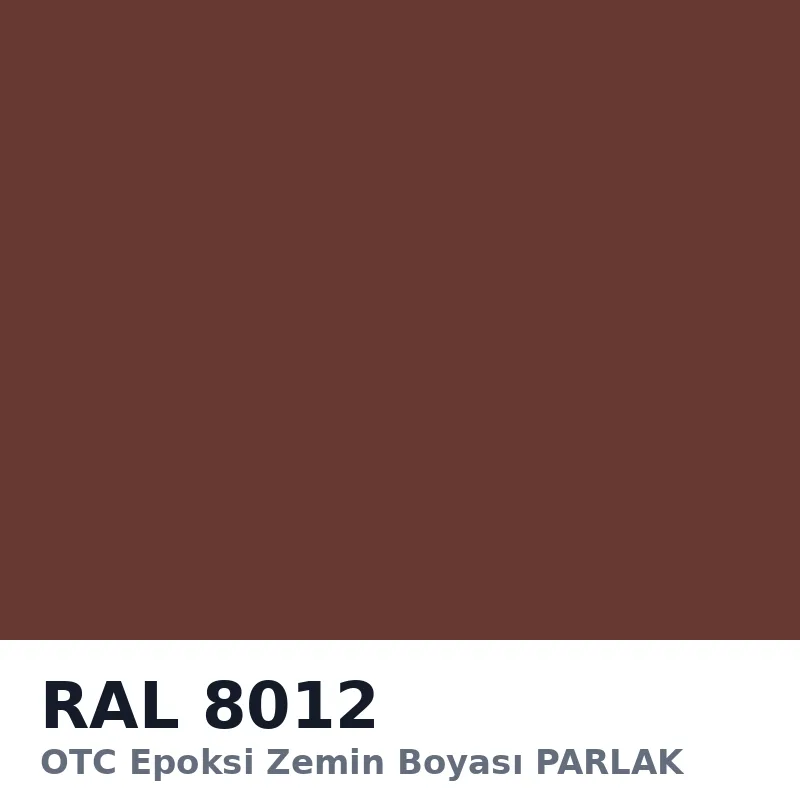 OTC Epoksi Zemin Boyası PARLAK 20kg + 4kg Takım RAL8012
