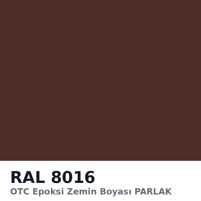 OTC Epoksi Zemin Boyası PARLAK 20kg + 4kg Takım RAL8016
