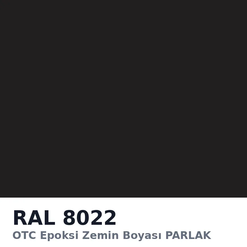 OTC Epoksi Zemin Boyası PARLAK 20kg + 4kg Takım RAL8022