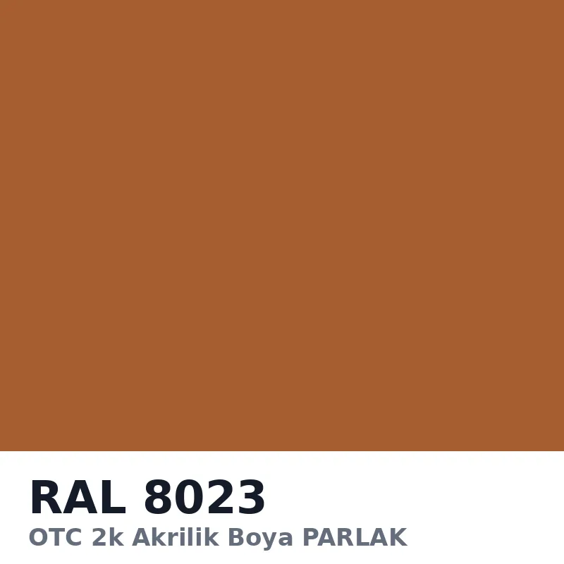 OTC 2k Akrilik Boya PARLAK 16 Kg RAL8023