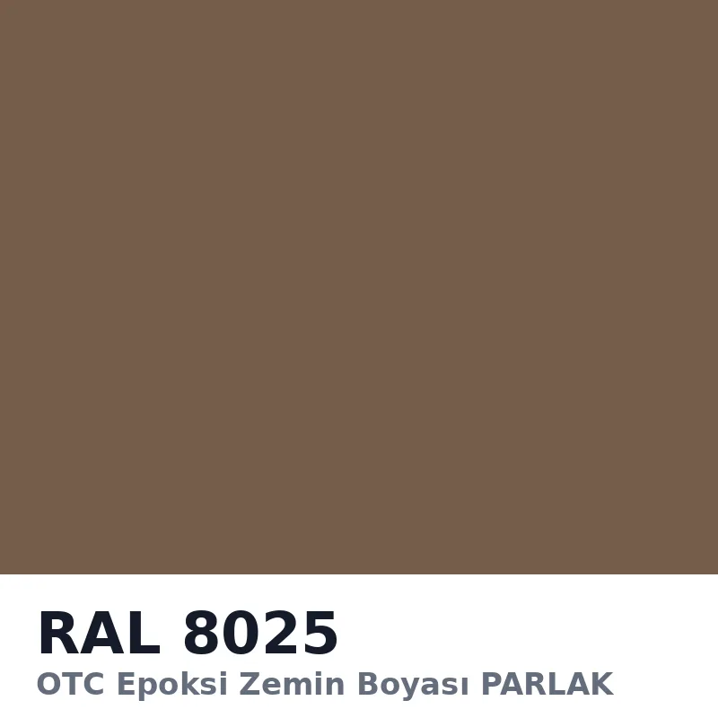 OTC Epoksi Zemin Boyası PARLAK 20kg + 4kg Takım RAL8025