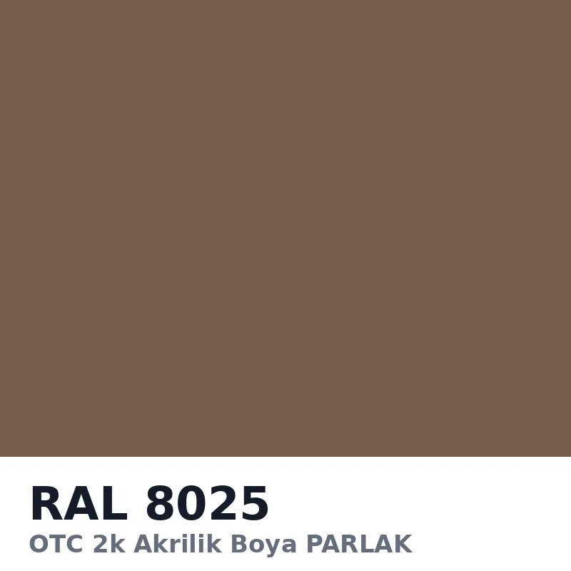 OTC 2k Akrilik Boya PARLAK 16 Kg RAL8025