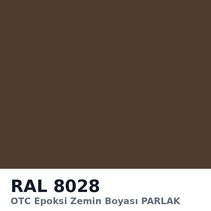 OTC Epoksi Zemin Boyası PARLAK 20kg + 4kg Takım RAL8028
