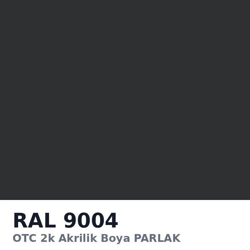 OTC 2k Akrilik Boya PARLAK 16 Kg RAL9004