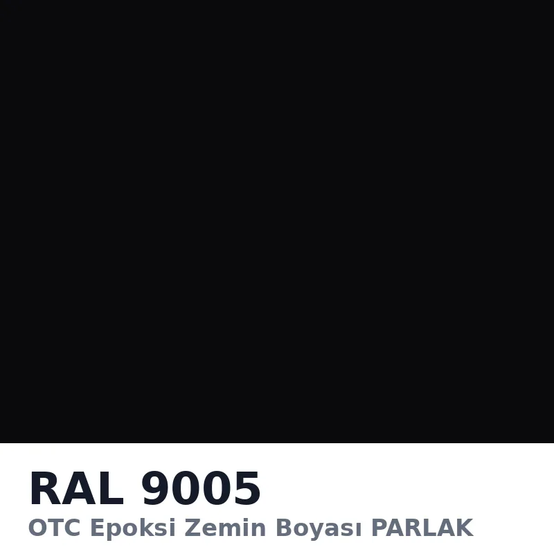 OTC Epoksi Zemin Boyası PARLAK 20kg + 4kg Takım RAL9005