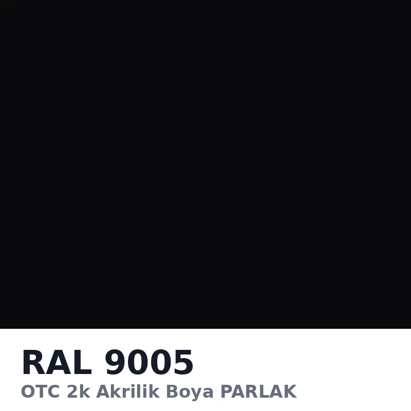 OTC 2k Akrilik Boya PARLAK 12 Kg RAL9005