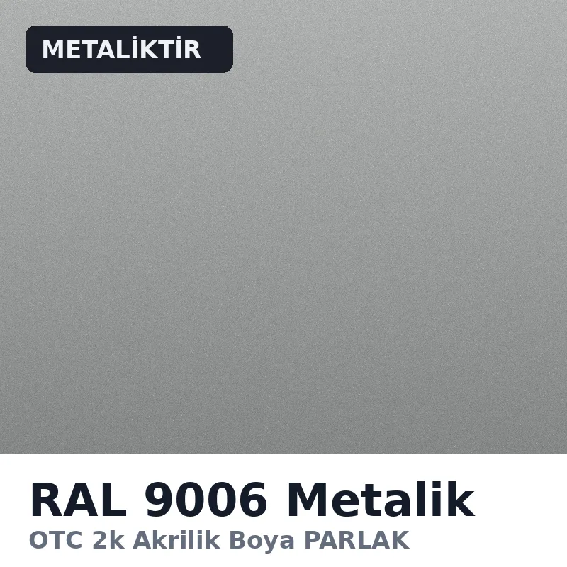 OTC 2k Akrilik Boya PARLAK 13 Kg RAL9006