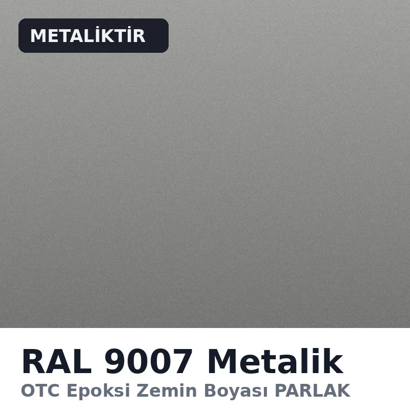 OTC Epoksi Zemin Boyası PARLAK 20kg + 4kg Takım RAL9007
