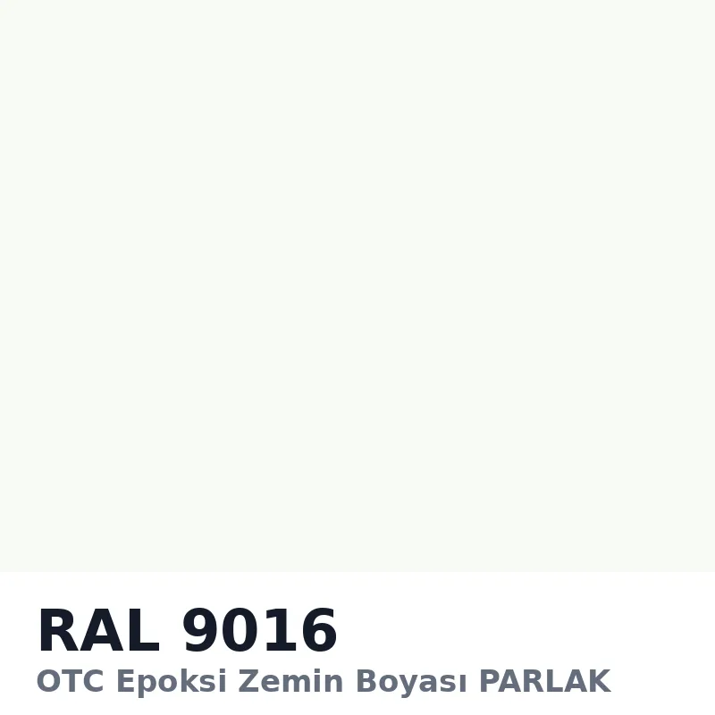 OTC Epoksi Zemin Boyası PARLAK 20kg + 4kg Takım RAL9016