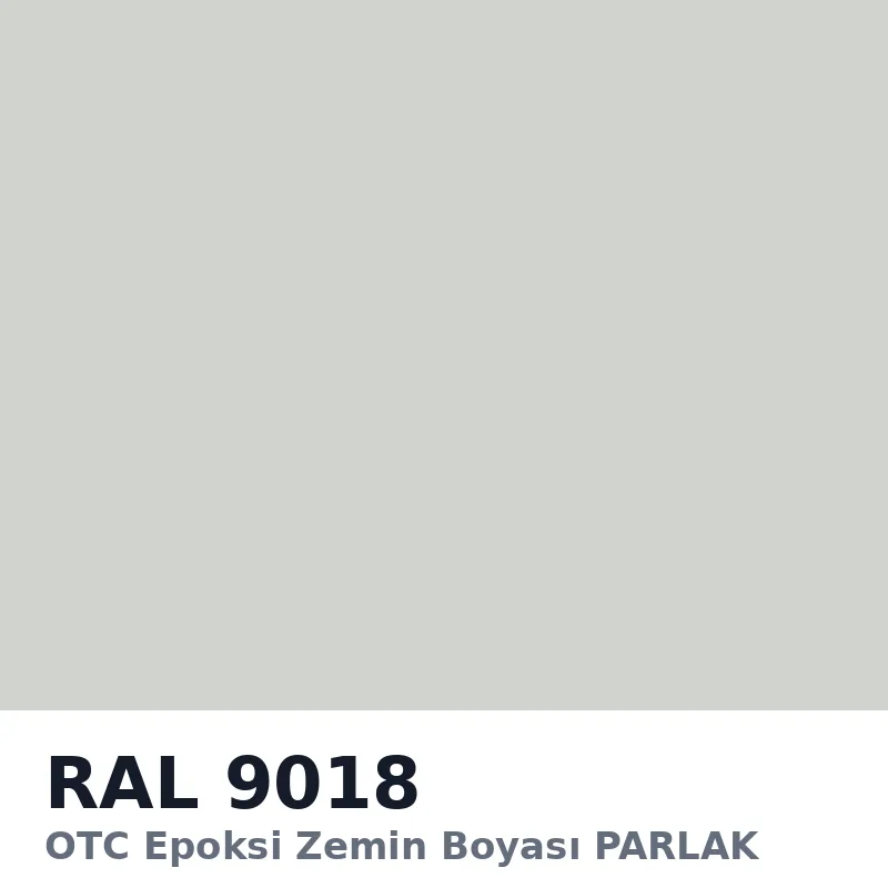 OTC Epoksi Zemin Boyası PARLAK 20kg + 4kg Takım RAL9018